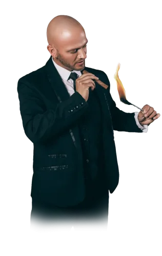 Mike · Feuerperformance